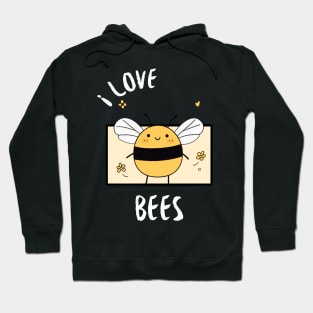 Cute Bee Love Hoodie